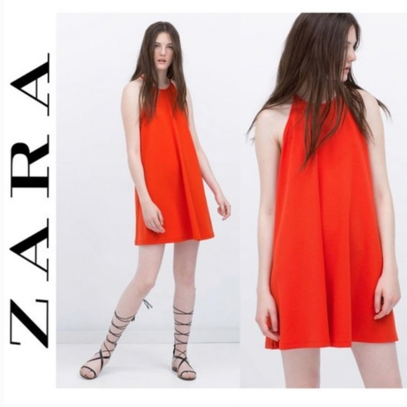 Zara Dresses & Skirts - Zara orange dress
